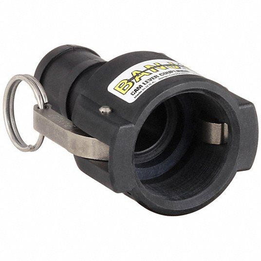 Banjo *Banjo 200C Polypropylene Cam& Groove Fitting, 2" Female Coupler x Hose Shank