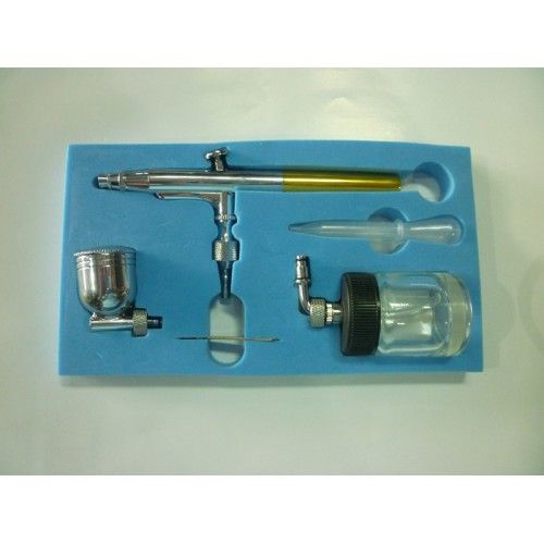 AIKKA PAB 33 AIRBRUSH DUAL ACTION GRAVITY FEED & SUBTION BOTTLE