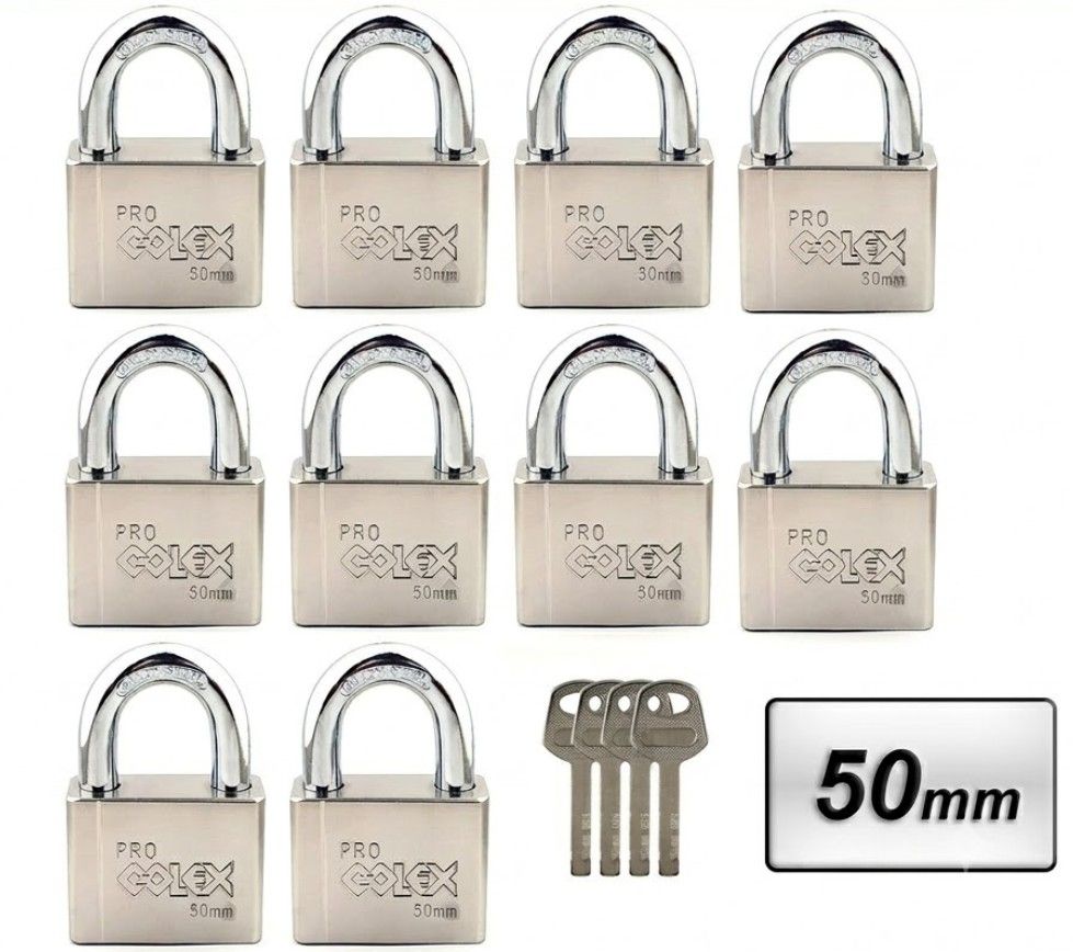 ANTICUT SAFETY 10 IN 1 KEYED ALIKE PADLOCK ( 40MM
