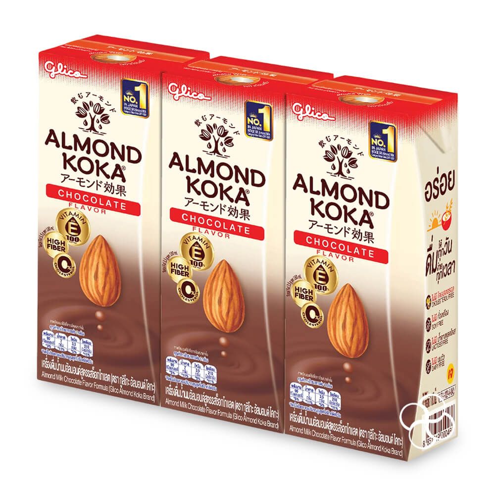 Almond Koka Chocolate 180ml x 3 x 8