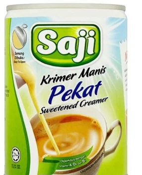 Saji sweetened Creamer(Susu Pekat Manis Tin) 500g