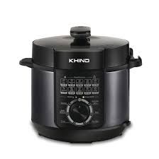 Khind Electric Pressure Cooker 6L 1000W 8 Multi Function (Black)