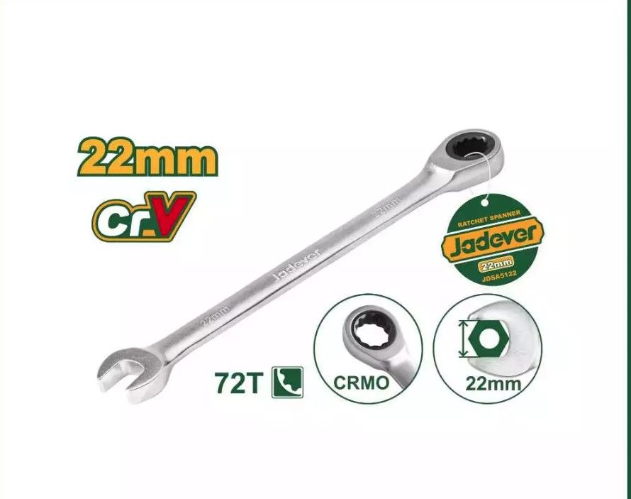 JADEVER RATCHET SPANNER JDSA5122