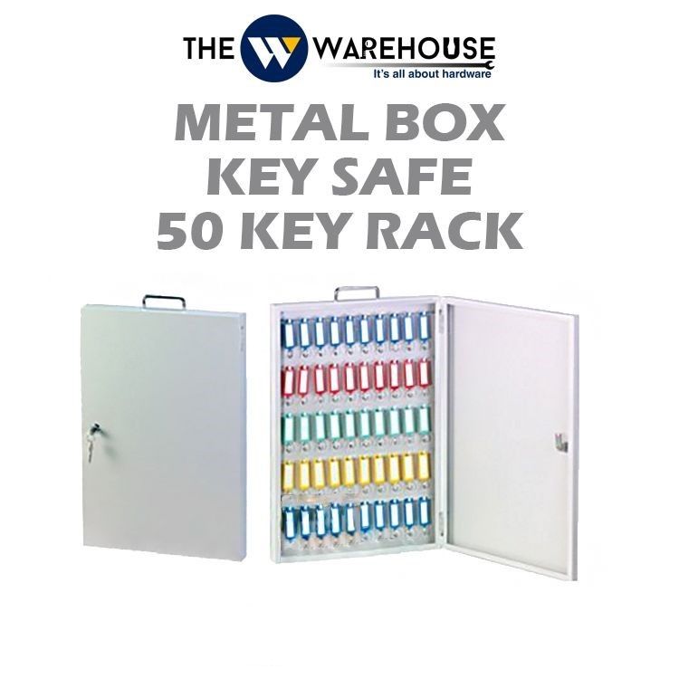 METAL BOX KEY SAFE - 50 KEY RACK