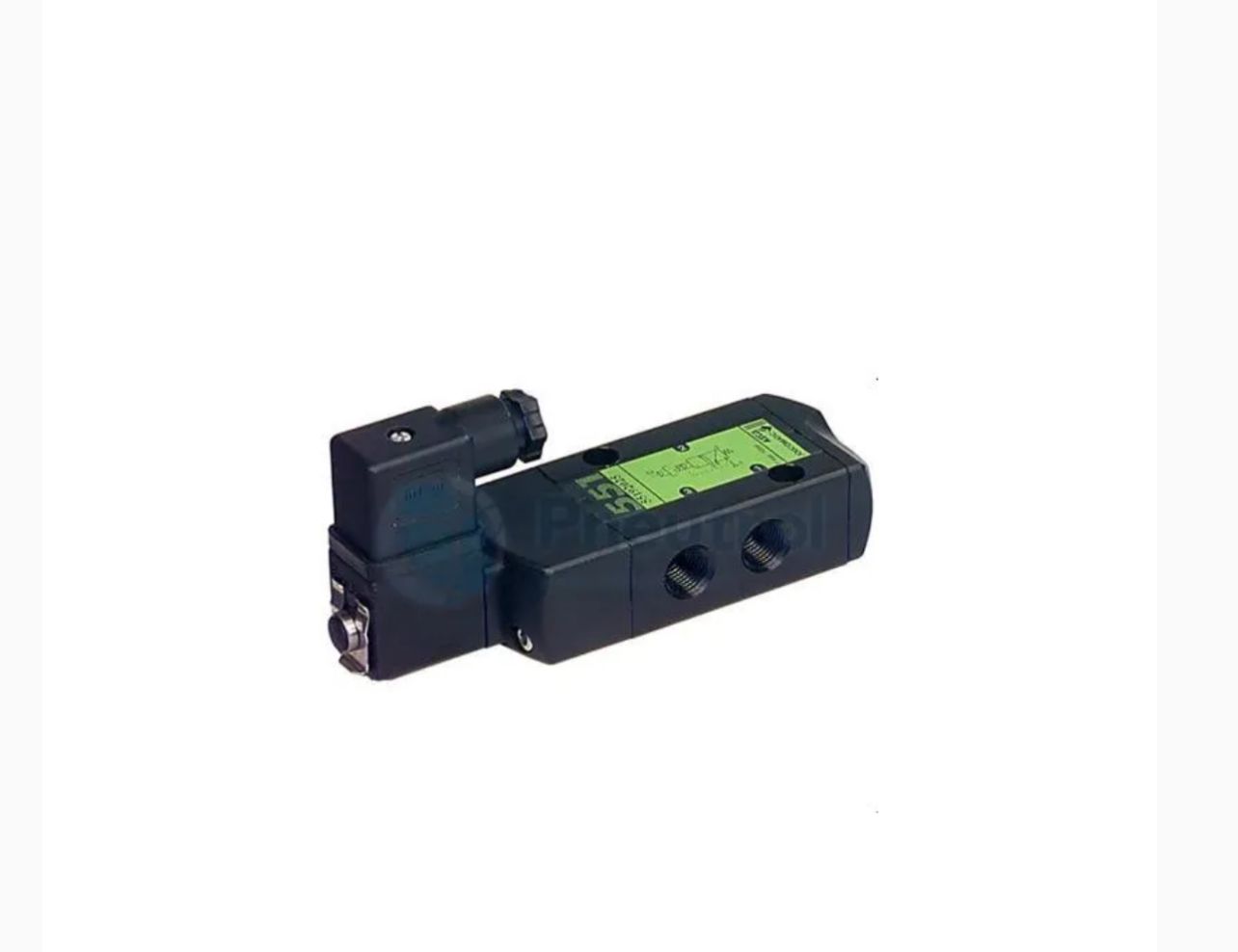 Asco EMERSON ASCO SC8551A005MS.24/DC - 3/2, NPT1/4, C/W DIN 24V DC, Open Frame Type, Series 551 Pneumatic Spool Valve