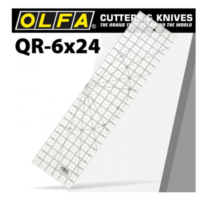 OLFA QR-6X24 6" X 24" QUILT RULER