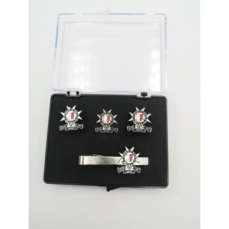 Custom Made Lapel Pin With Box Set with Stickers