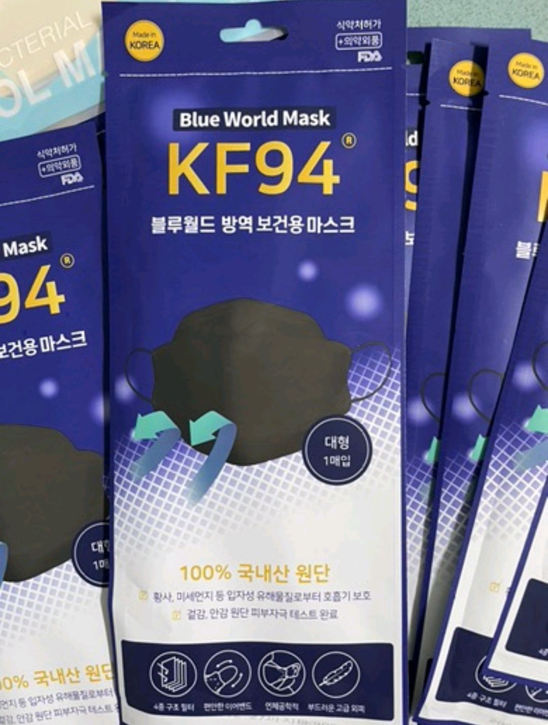 KF94 Face Mask Earloop Individual Packing (High quality KF94)