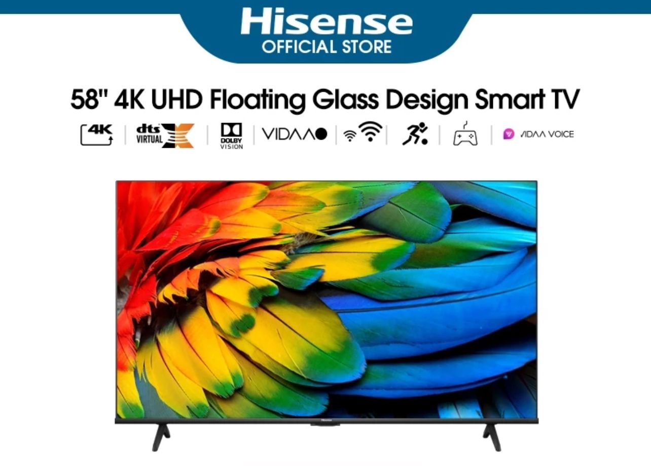 Hisense 4K UHD Dual Band WiFi Smart TV / Television