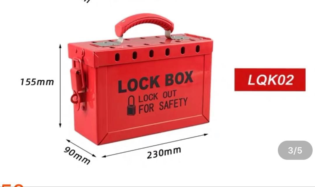 LQK02 LOCK BOX (155MM X 90MM X 230MM) / LOTO BOX / Lock Box / LQK02