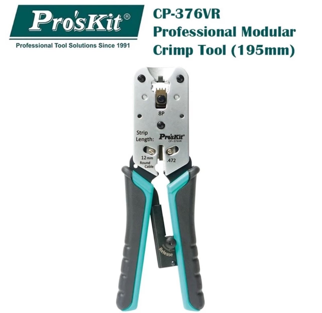 Proskit CP376VR Professional Modular Crimping , Cutting , Stripping (RJ45)