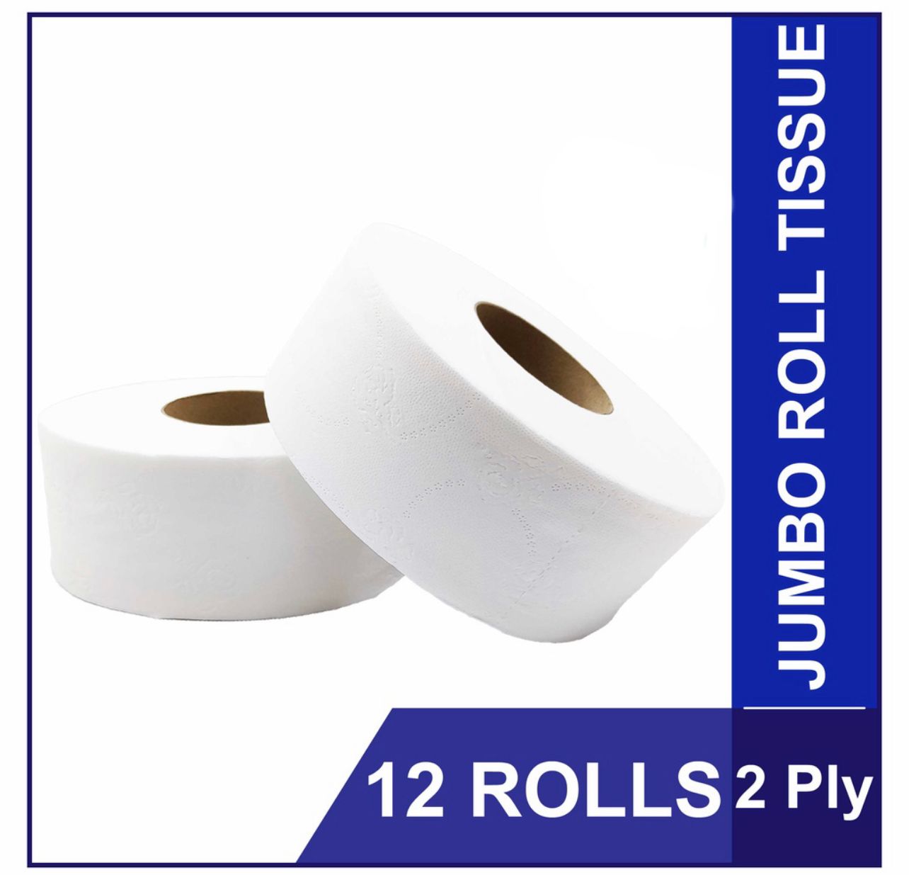 Pulp 100% Jumbo Roll Tissue (1ctn x 12 Rolls)