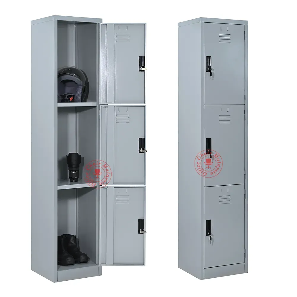 3 compartment Locker