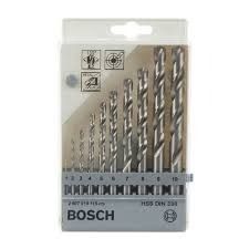 BOSCH 2607019115 10pcs HSS-G Metal Twist Drill Bit Set Metal Drill