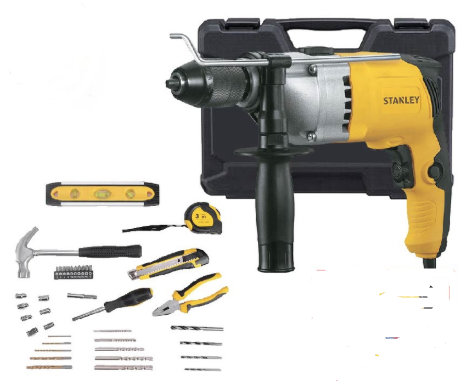 STANLEY STDH7213V CORDED PERCUSSION DRILL 13MM | 800W COME WITH ACCESSORIES SET