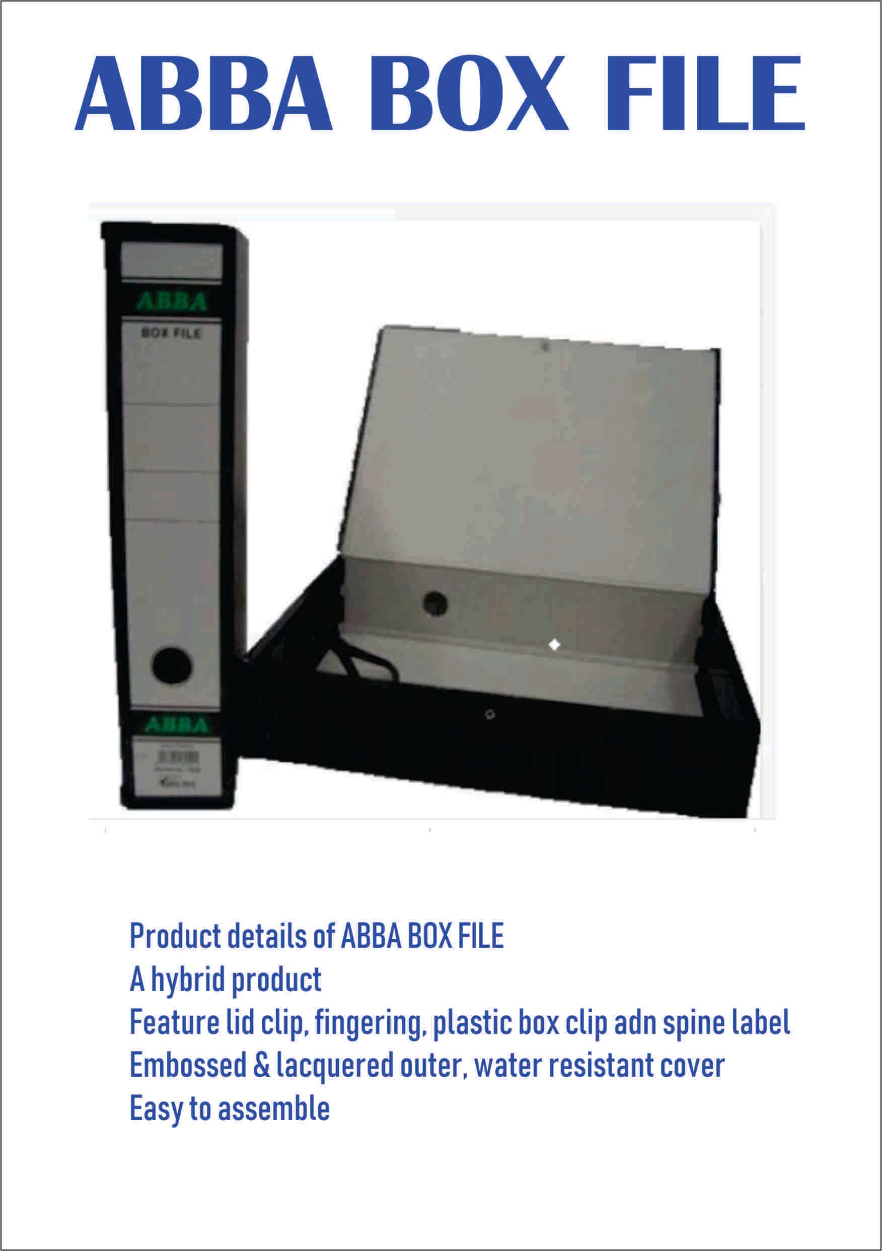 ABBA BOX FILE F4 SIZE 3 INCH OCHA ABBA BOX FILE F4 SIZE 3 INCH -FREE DELIVERY SEMENANJUNG ONLY