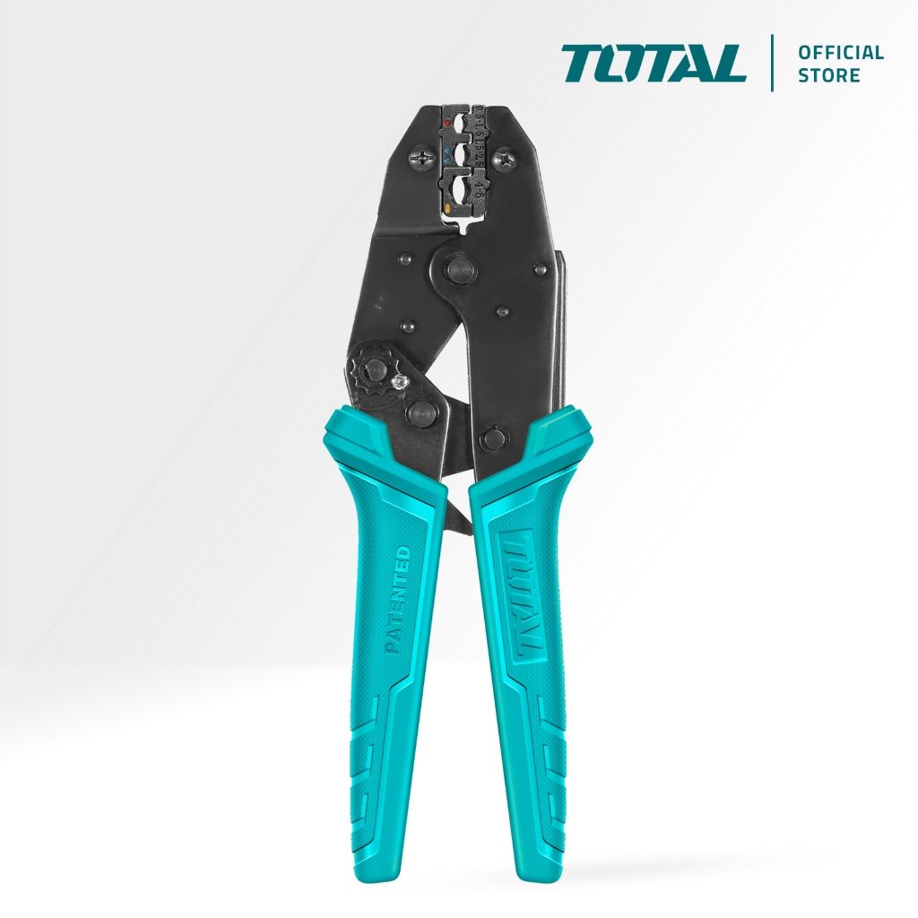 TOTAL RATCHET CRIMPING PLIERS FOR INSULATED TERMINALS & BUTT CONNECTORS (22-10 AWG) THCPJ0506