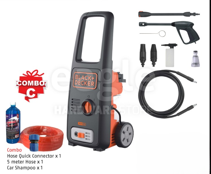 BLACK & DECKER BW14-XD 1400W 110 BAR HIGH PRESSURE CLEANER ( BW14 )
