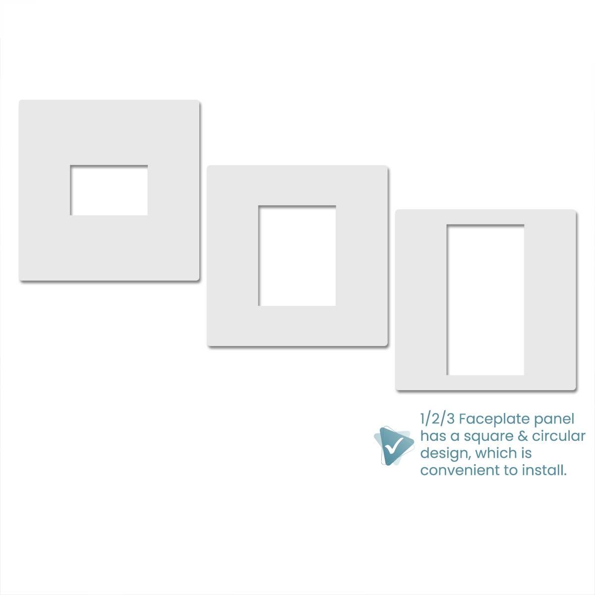 STPLUS WALL SOCKET 1-2-3 PANEL FACEPLATE AUDIO VIDEO 3.0 USB & VGA MODULE
