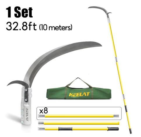 KEELAT Sickle Set Oil Palm Harvesting Sickle Sabit Kelapa Sawit Oil Palm Sickle Palm tree knife - 10m