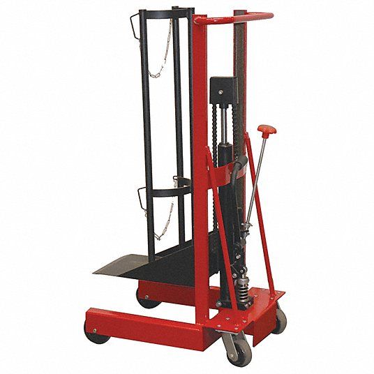 DAYTON *DAYTON 26W609 Cylinder Lift Truck, Hydraulic, Cap 300 Lb