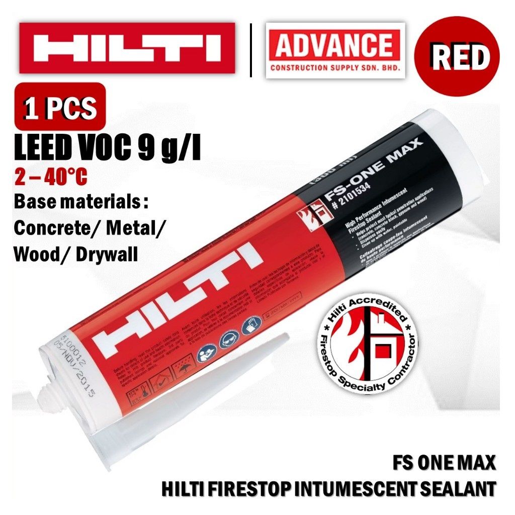 HILTI FS-ONE MAX Firestop Intumescent Sealant(Firestop sealants and sprays)
