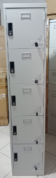 OKADA COMPARTMENT STEEL LOCKER OKADA S114/E 5 Layer Metal Locker/ Compartment Steel Locker / Compartment Cabinet / Metal Locker / Almari Besi / Steel Locker Hostel / Single Locker / Metal Cabinet