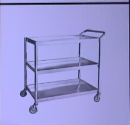 Stainless steel 3 tiers Food Trolley /Trolley /Stainless Steel /3 Tiers /Food Trolley /800mm x 500mm x860mm