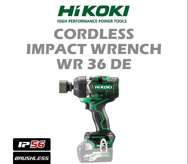 HIKOKI CORDLESS IMPACT WRENCH WR36DE