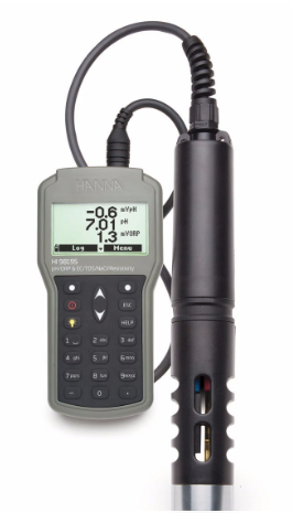 Hanna Instruments Hanna HI98195 Multiparameter pH/ORP/EC/Pressure/Temperature Waterproof Meter