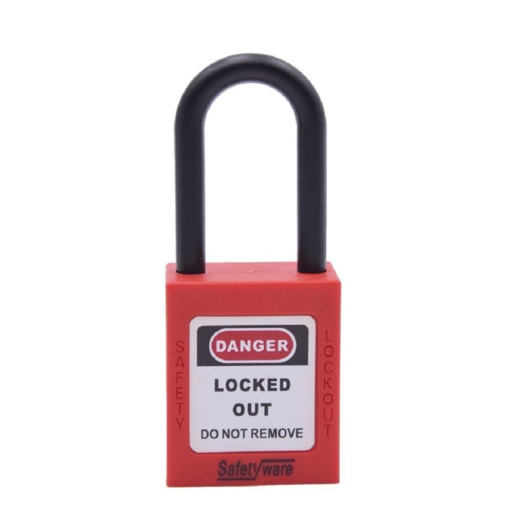 SAFETYWARE STANDARD NYLON SHACKLE PADLOCK LTP210
