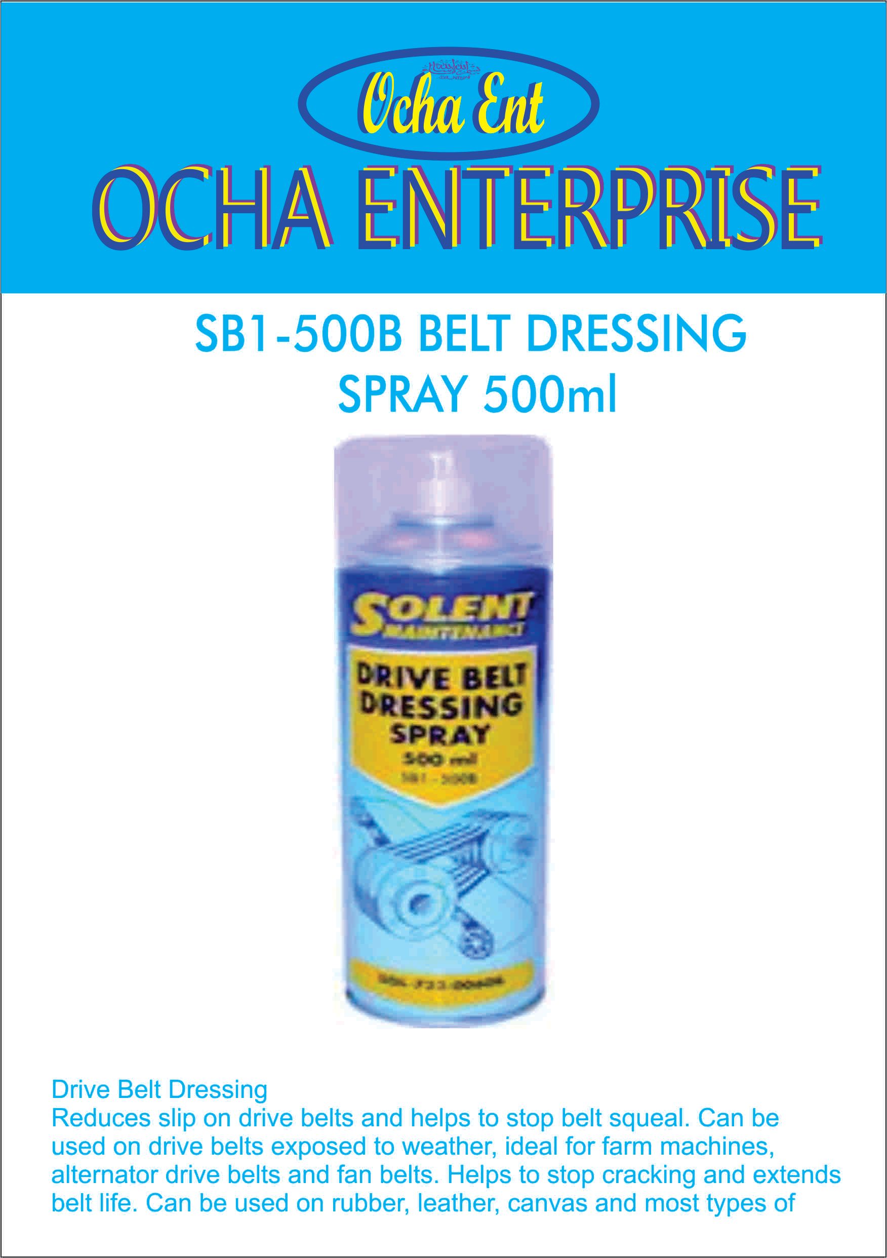 SB1-500B BELT DRESSING SPRAY 500ml