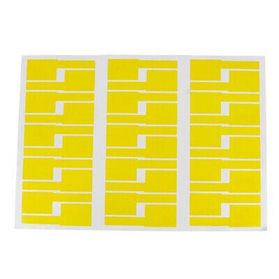 Sticker Cable Wire Label Sticker Yellow