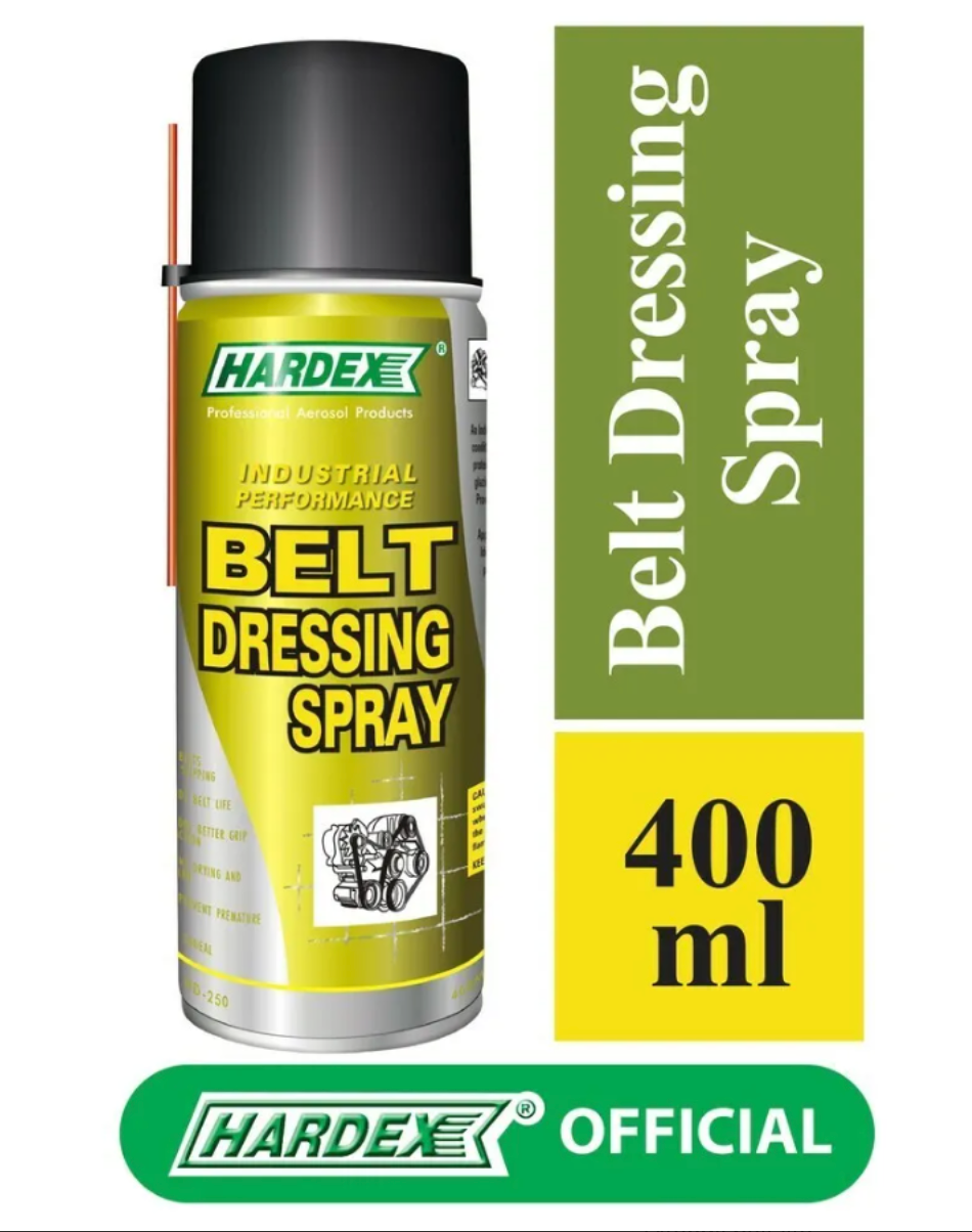 HARDEX HD250 HD252 BELT DRESSING SPRAY (400ML / 200ML)