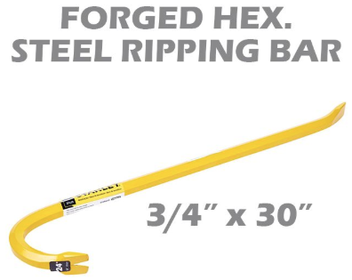 STANLEY FORGED HEXAGONAL STEEL RIPPING BAR 55-130