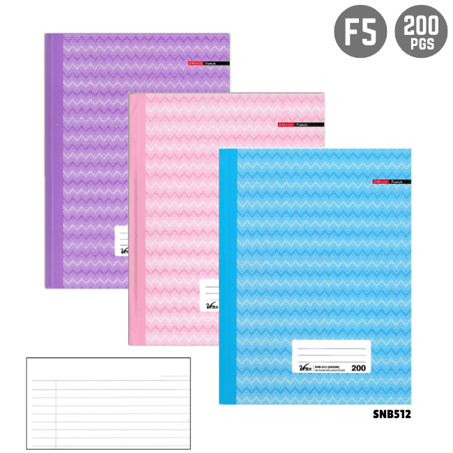 QP [BTB] Hard Cover Quarto Book F5 NN 200 50gsm - SNB512