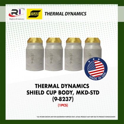 RIGHTWELL ESAB THERMAL DYNAMICS PLASMA CUTTER SHIELD CUP BODY,MKD-STD (9-8237) [1PCS]