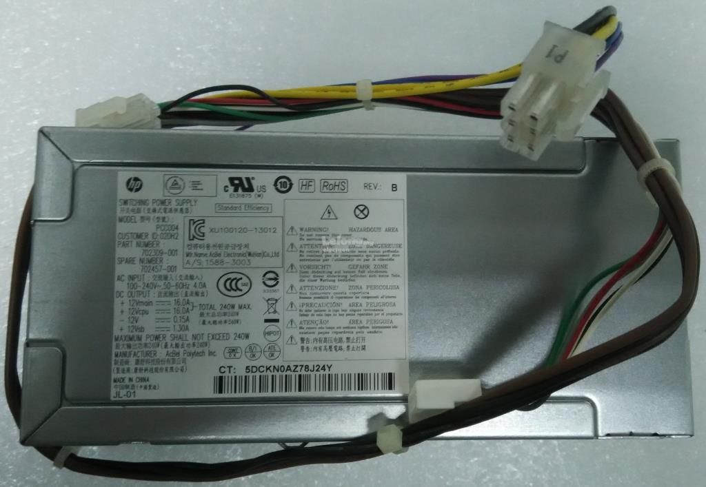 HP Original Desktop Power Supply 3 Month Warranty