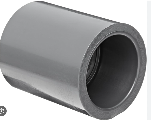 HYDROSEAL 1'' PVC SCH. 80 COUPLING (S x S)