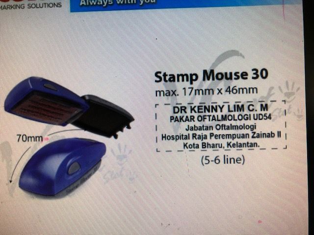 Colop Rubber Stamp COLOP Self-Inking Stamp Mouse 30