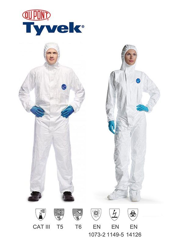Dupont Tyvek Barrierman 610DPT9426 Disposable Coverall - M