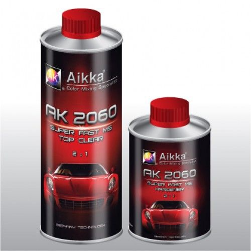 AIKKA AK 2060 SUPER FAST DRY MS TOP CLEAR & HARDENER 2:1