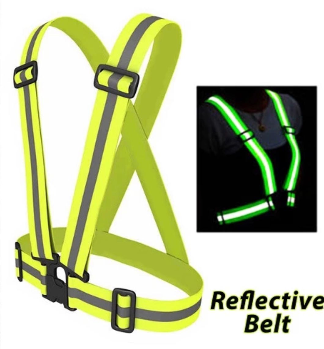 Safety Adjustable Reflective Safety Belt Vest