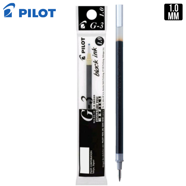 QP [ Pilot Refill G3 1.0mm (BLS-G3-10-B.HDB) Black ]