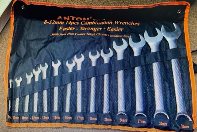 Anton 14pcs ANTON Combination Wrench Set 8-32mm
