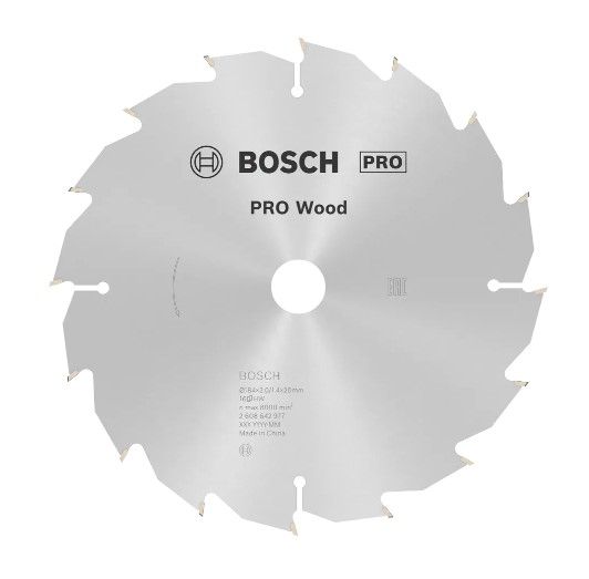BOSCH PRO WOOD CIRCULAR SAW BLADE, 184 X 2 X 20 MM (2608642979)