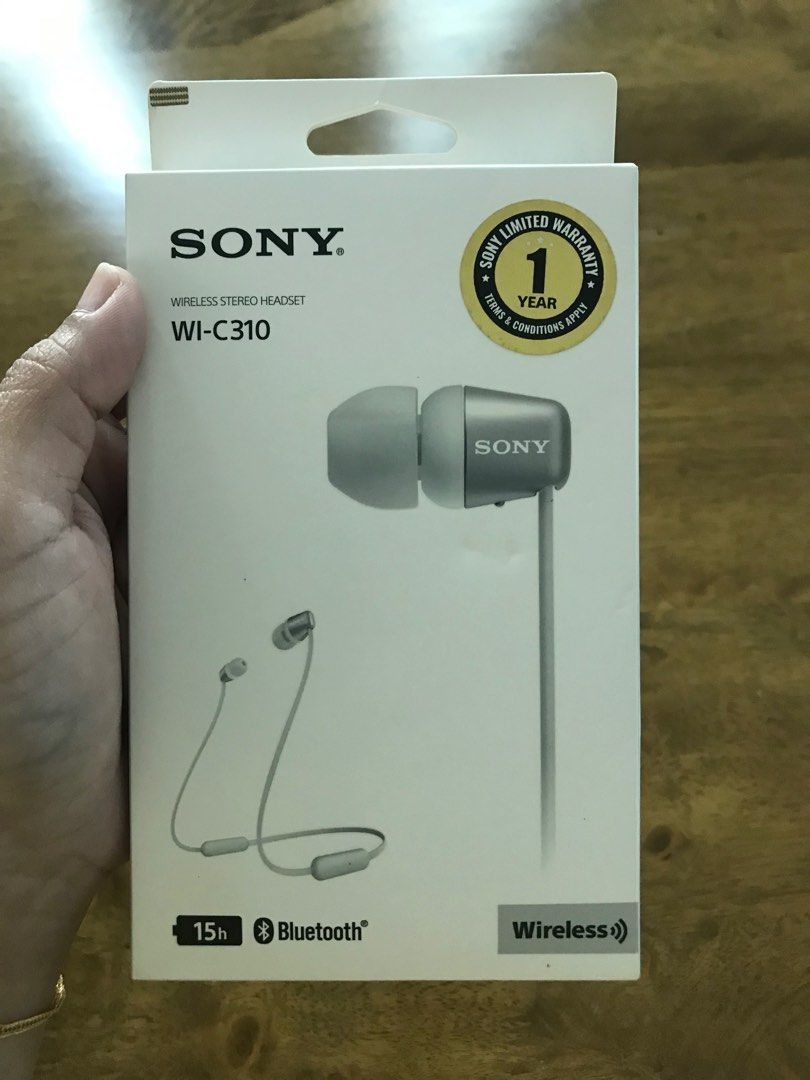 SONY *SONY WI-C310 WIRELESS IN-EAR HEADPHONES (GOLD)