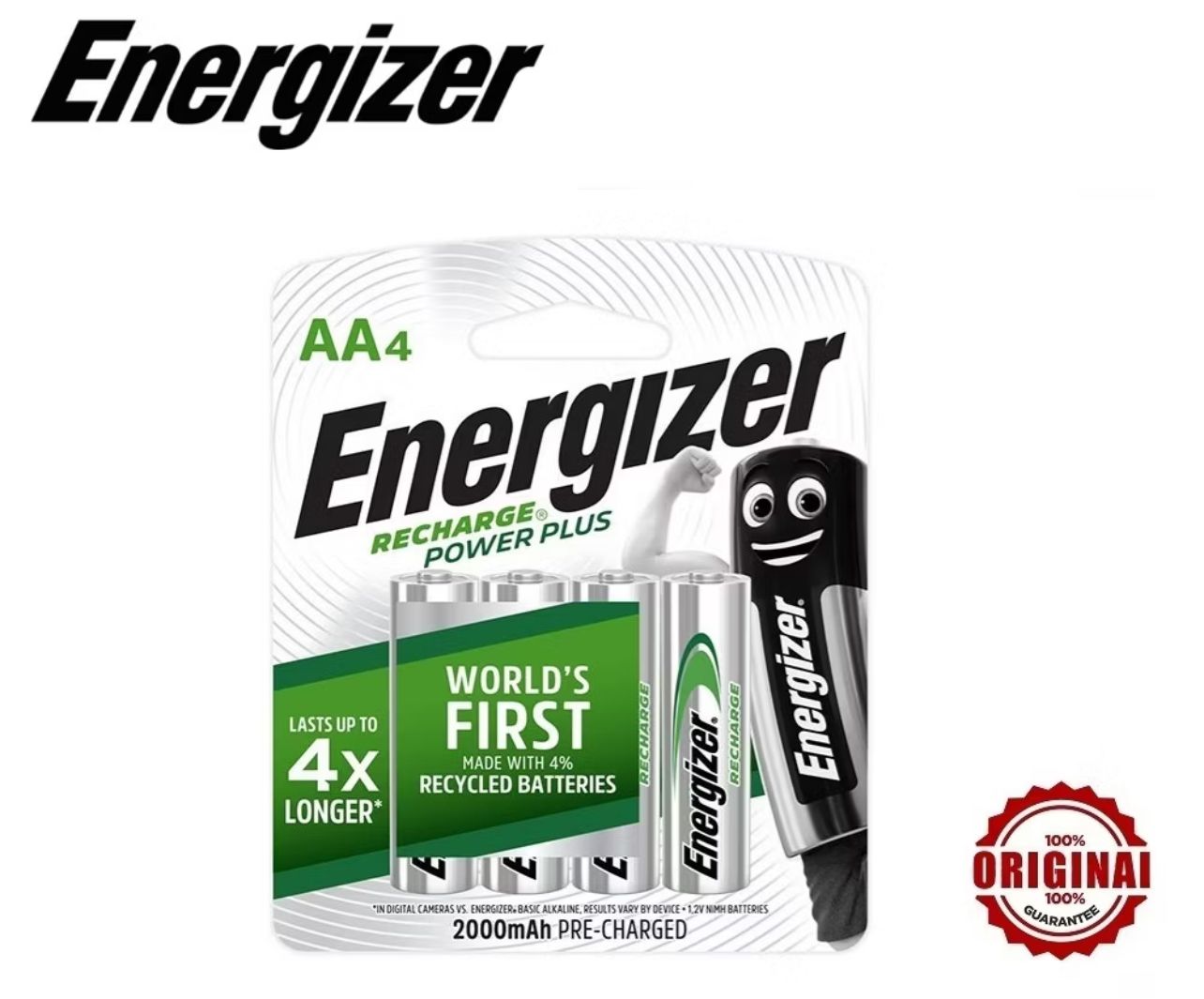 ENERGIZER Recharge POWERPLUS AA Batteries