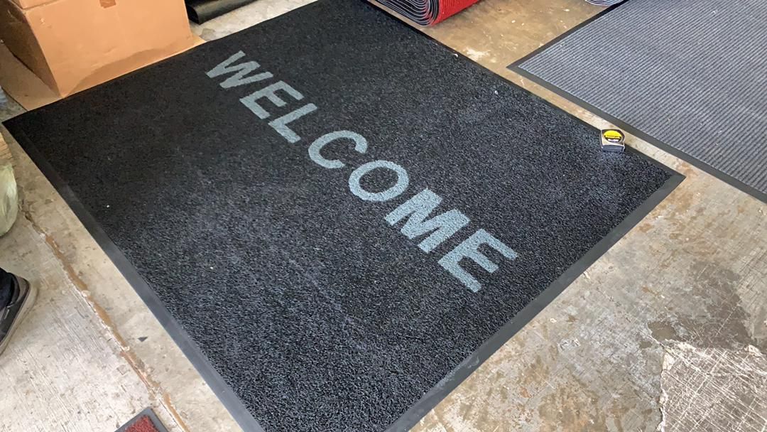 QS Coil Mat Welcome 4X6 FT (Custom Made)