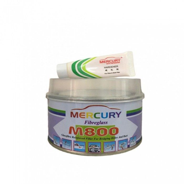 MERCURY M800 FIBERGLASS WITH HARDENER FIBERGLASS REPAIR PUTTY 280G